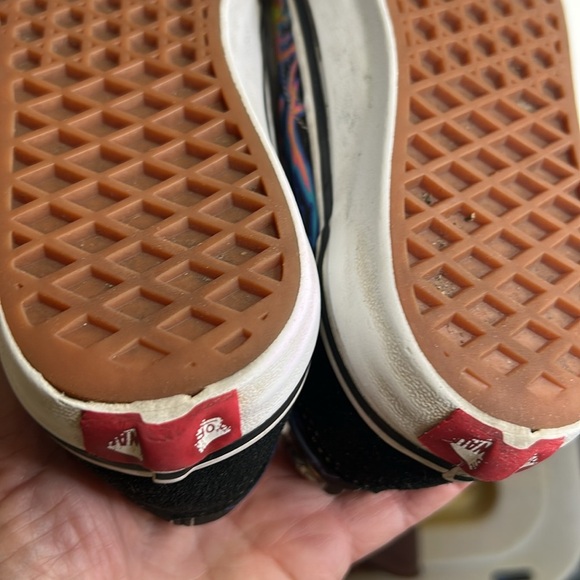 VANS OLD SHOOL ELECTRIC FLAME SKATEBOARD SNEAKERS SIZE KIDS 2 - Picture 9 of 13